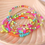 New 9 May - Seed beads in Summer neon colors